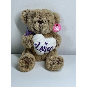 Brown Teddy Bear Plush Dan Dee Collector's Choice Stuffed Animal 13" With Pillow
